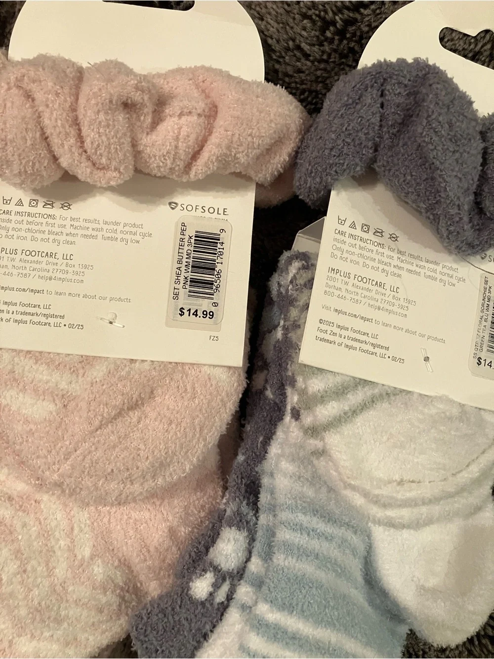 NWT foot zen shea butter socks